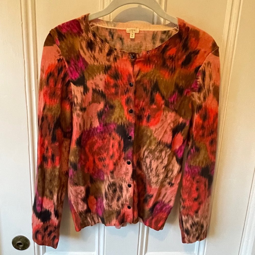 J. Crew Wool Cardigan Sweater, Women's Sz Small